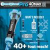 DomeWizardPRO 40ft Max Kit with 4 Mode Elevated Camera Cleaning System