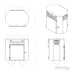 Boîtier de caméra de vidéosurveillance POD BOB (Bi-Ocular Box) IP66 (BOB-BASE) 