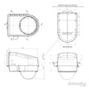 D2 Base Model Camera Enclosure IP68 (D2-BASE)