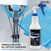 Pro-Clean Security Camera Lens Cleaning & Polish Solution 32OZ + 3 Microfiber Cloths(DW-32OZ-SOL)