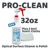 Solução de limpeza de lentes Pro-Clean 32 onças (DW-32OZ-SOL)