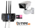 Caixa de câmera IP66 tipo S e braço de aço inoxidável (ST-BASE-SS)