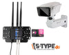 S-type IP66 camerabehuizing en roestvrijstalen arm (ST-BASE-SS)