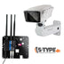 S-Type IP66 Heater Blower PoE+ Static Camera Enclosure and Stainless Steel Arm (ST-HB-POE-P-SS)