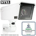 लंबे लेंस वाले स्थिर कैमरों के लिए S-टाइप XL IP66 एक्स्ट्रा लार्ज कैमरा हाउसिंग (STXL-BASE)
