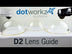 D シリーズ エンクロージャ用 40x 光学的に純粋な CLEAR レンズ (KT-CLNS-OP)